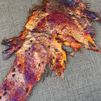 Eccentric Rainbow Splash Copper Art