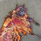 Eccentric Rainbow Splash Copper Art