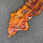 Visions of a Sunset Rainbow Splash Copper Abstract