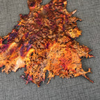 Visions of a Sunset Rainbow Splash Copper Abstract