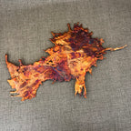 Prismatic Splash Copper Wall Art