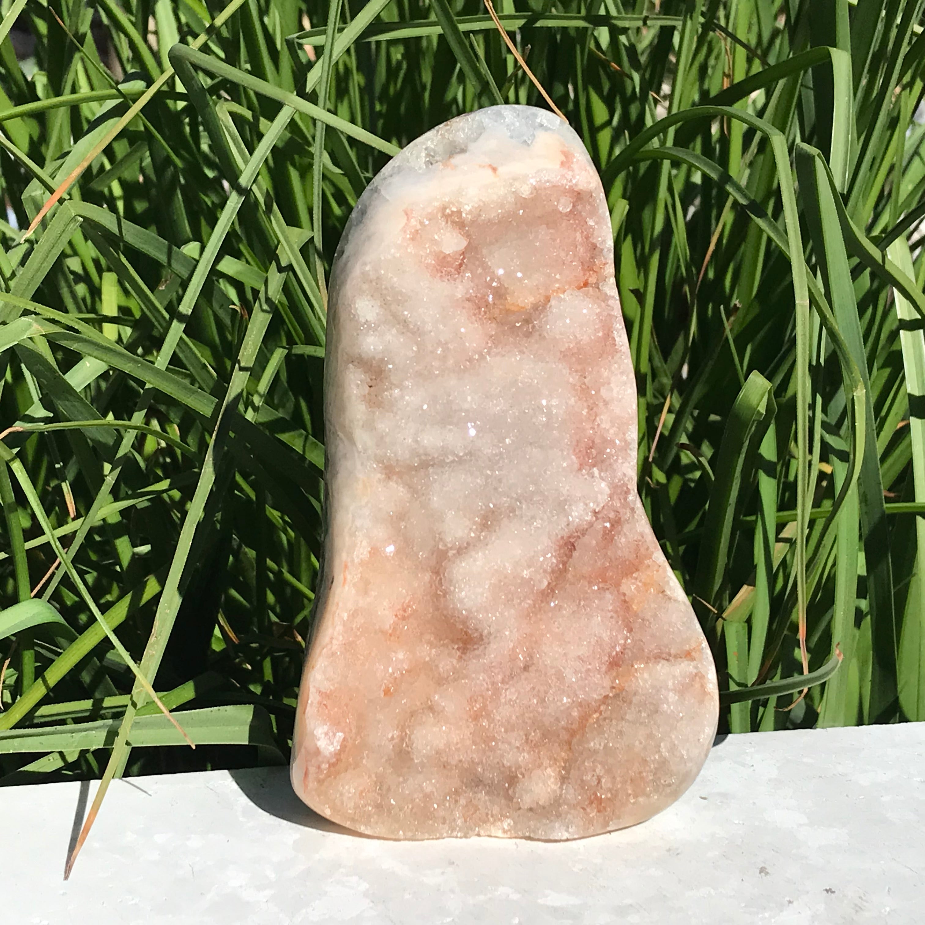 High Sparkle Soft Colored Agate Freeform