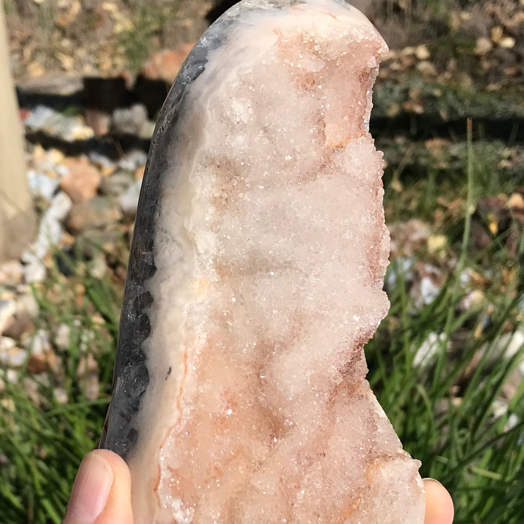 High Sparkle Soft Colored Agate Freeform