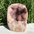Sparkling Icy Orbs Rose Jasper Freeform