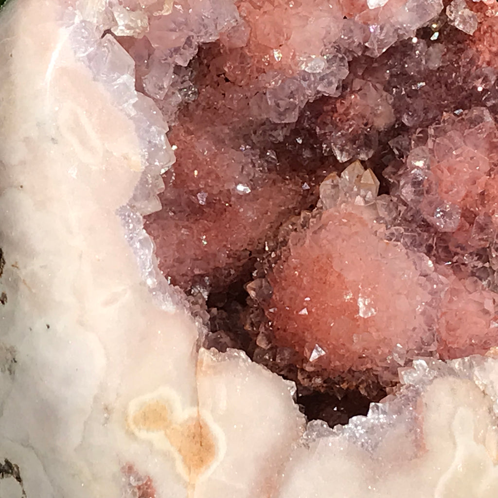 Sparkling Icy Orbs Rose Jasper Freeform