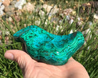Detailed Turquoise and Green Malachite/Chrysocolla Nodule