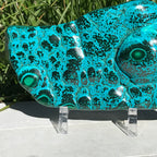 Polished Malachite/Chrysocolla Plate