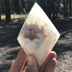 Great Sparkle and Pastel Shades Agate Diamond