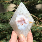 Great Sparkle and Pastel Shades Agate Diamond