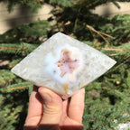 Great Sparkle and Pastel Shades Agate Diamond