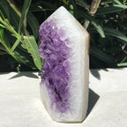 Amethyst Faced Obelisk