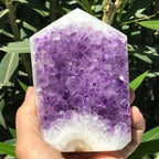 Amethyst Faced Obelisk