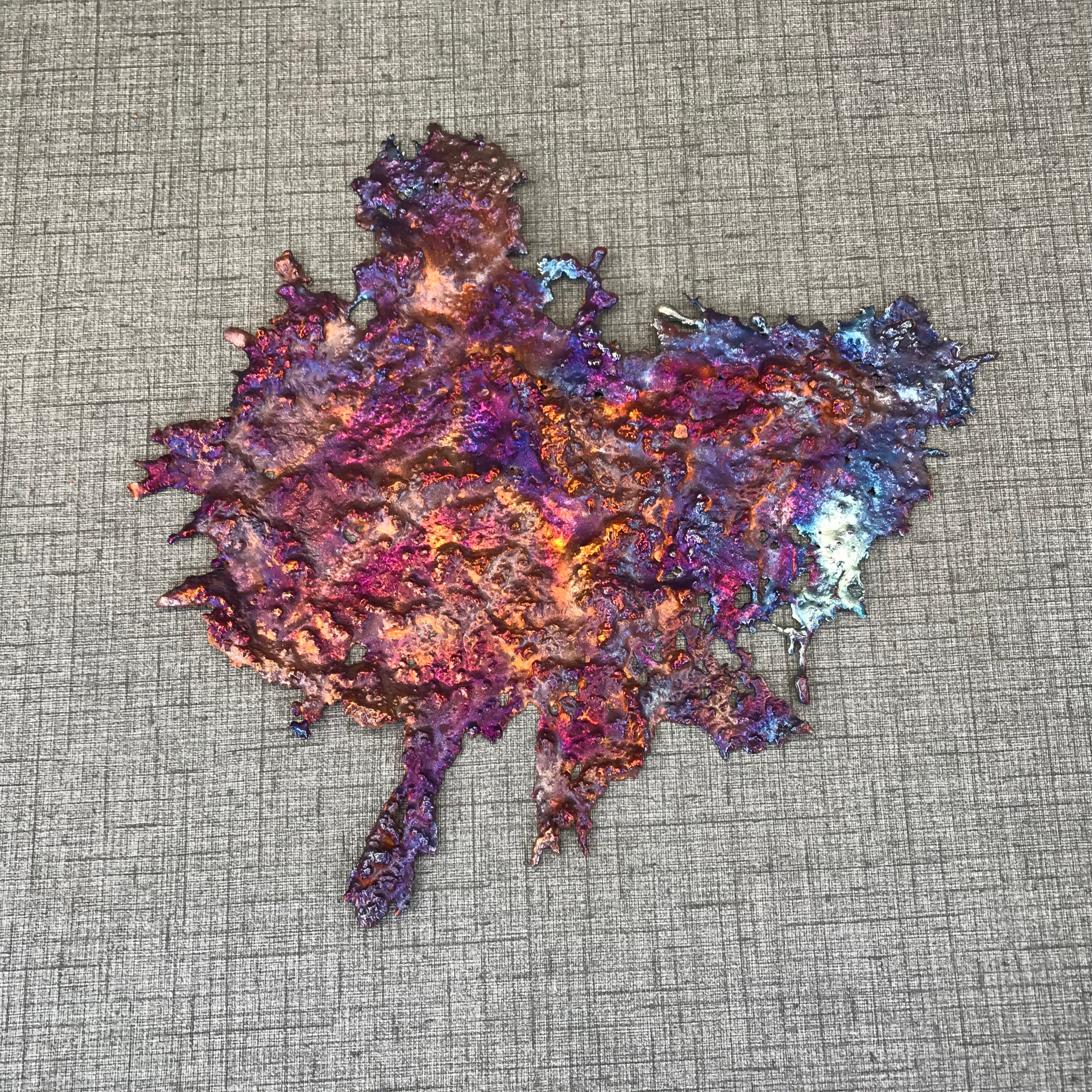 Rainbow Splash Copper Decor