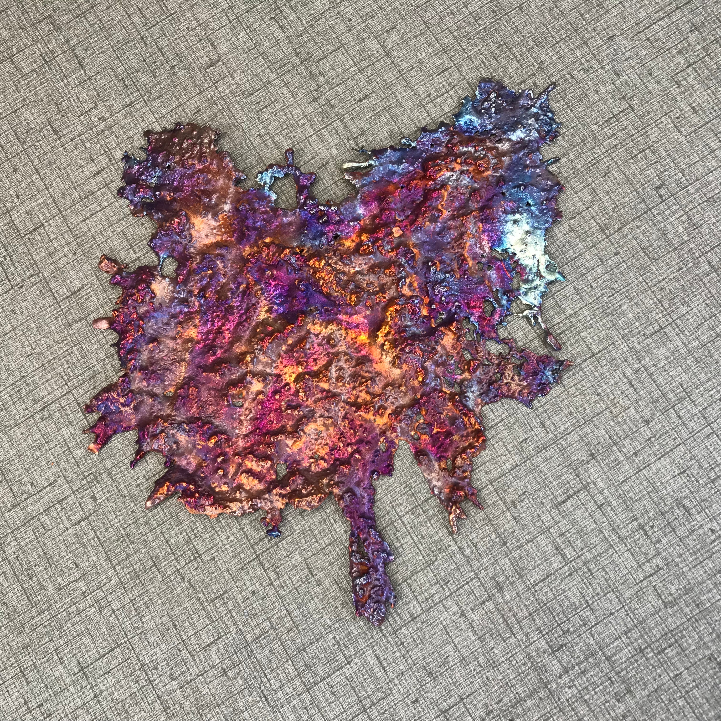 Rainbow Splash Copper Decor