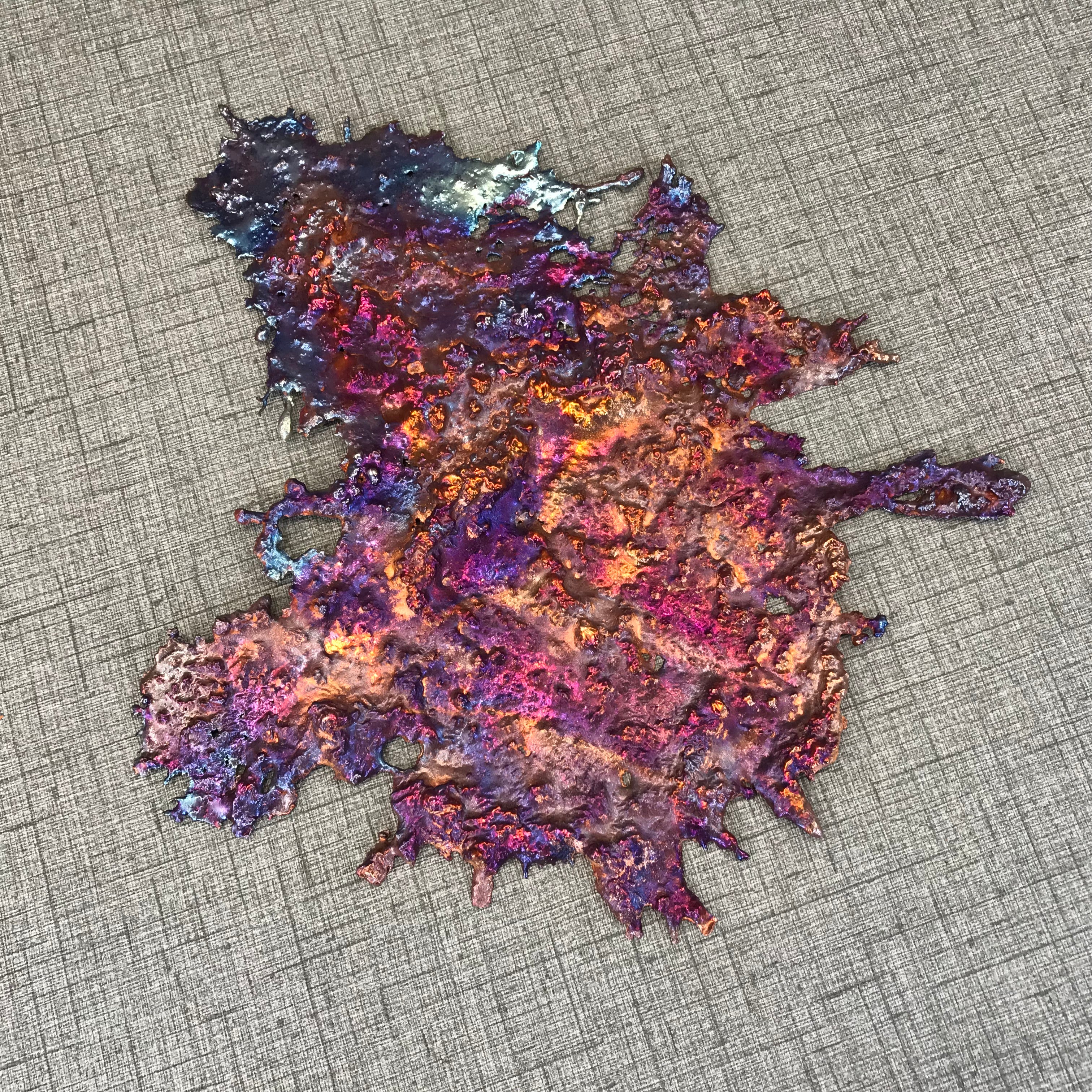 Rainbow Splash Copper Decor