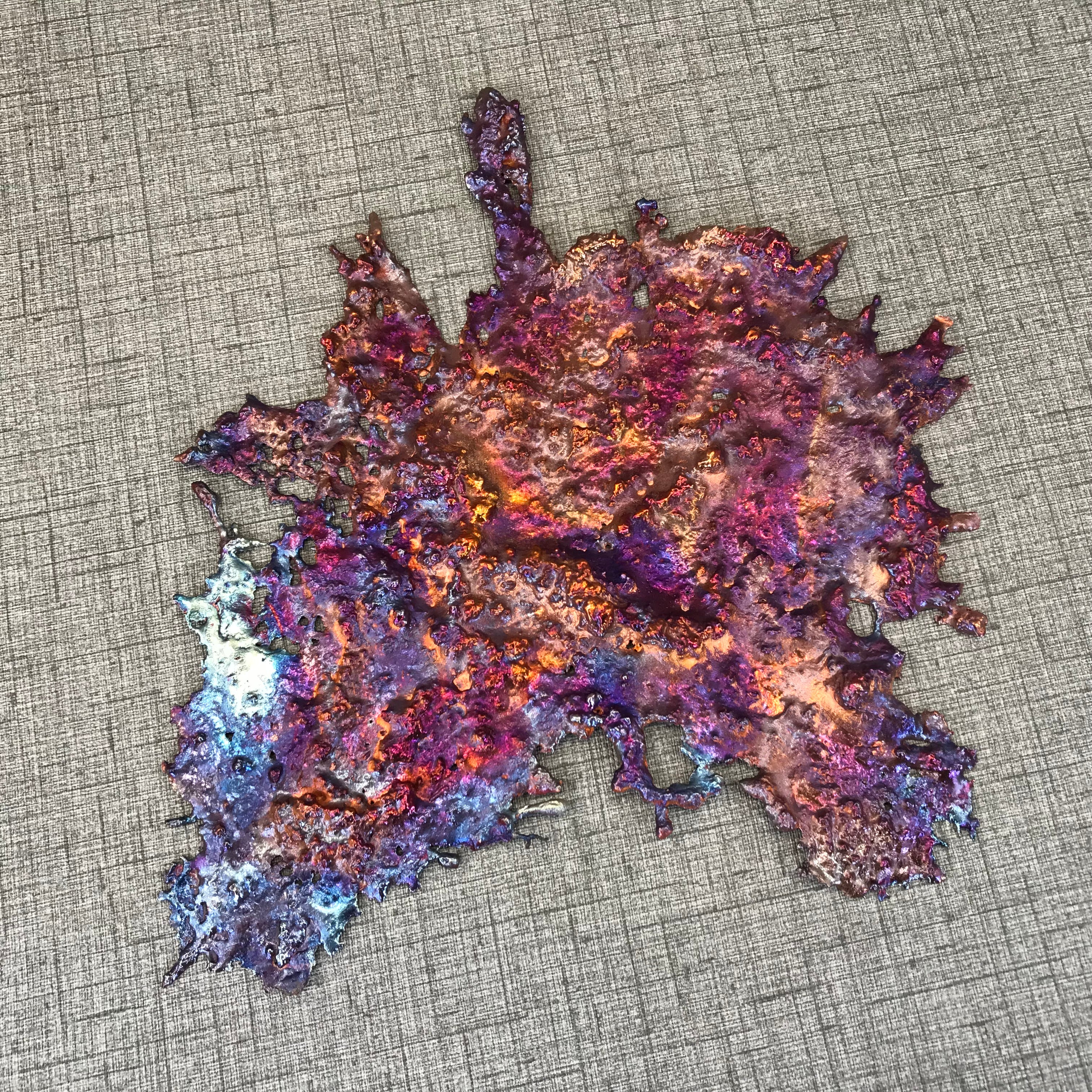 Rainbow Splash Copper Decor