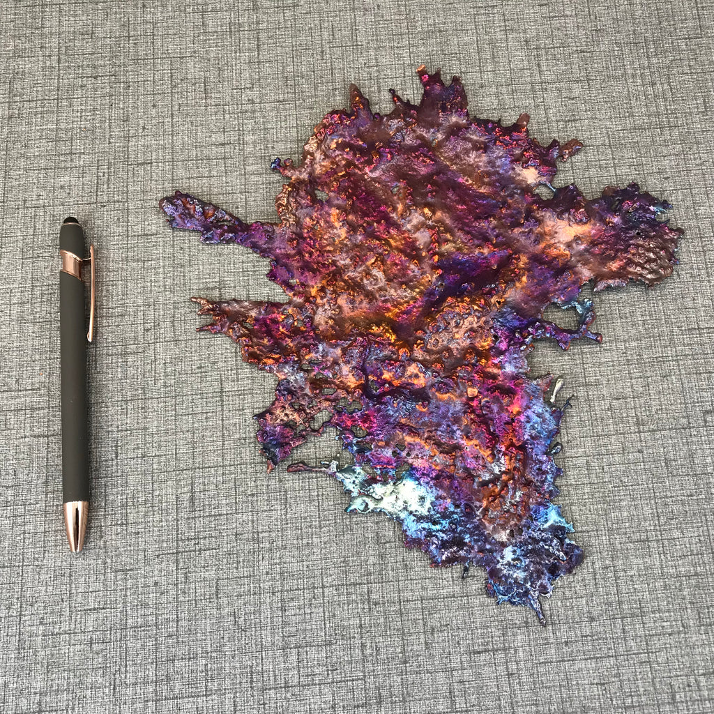 Rainbow Splash Copper Decor