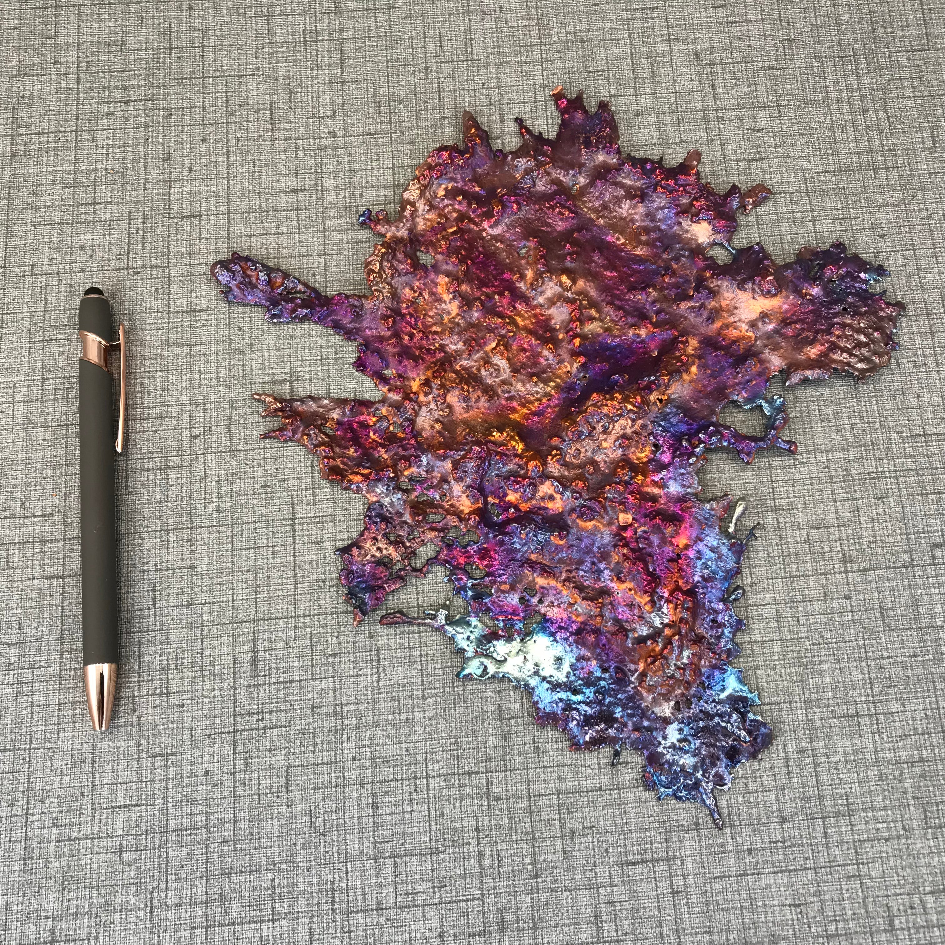 Rainbow Splash Copper Decor