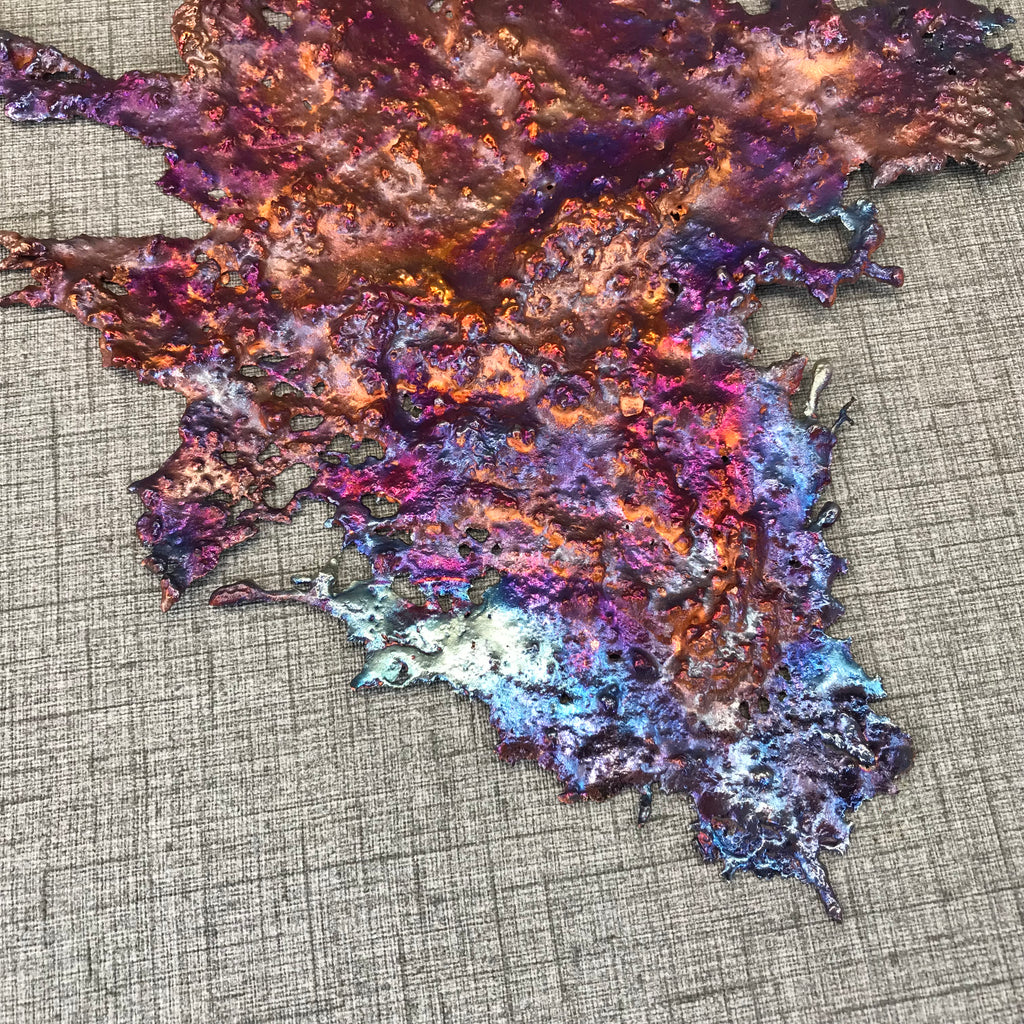 Rainbow Splash Copper Decor