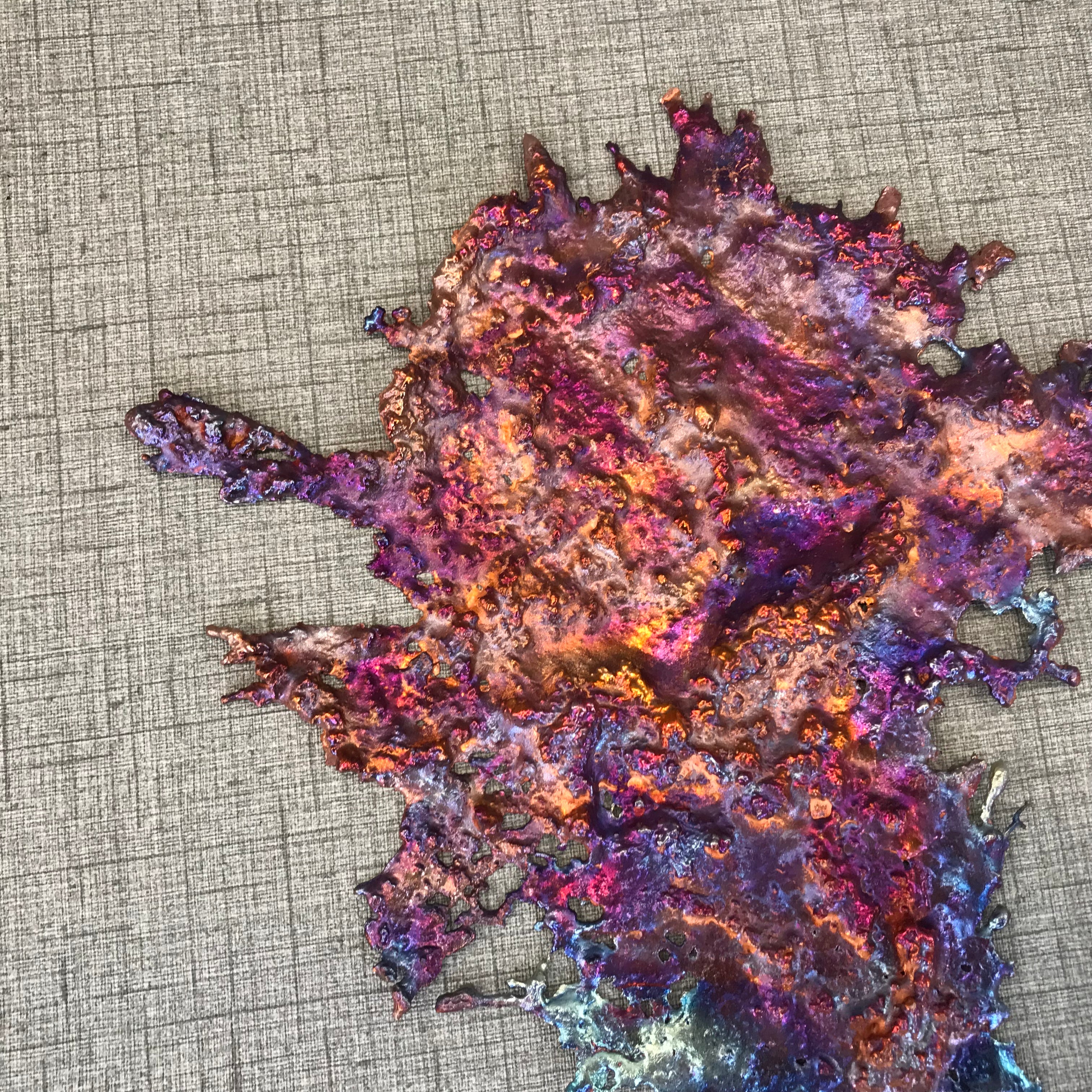 Rainbow Splash Copper Decor