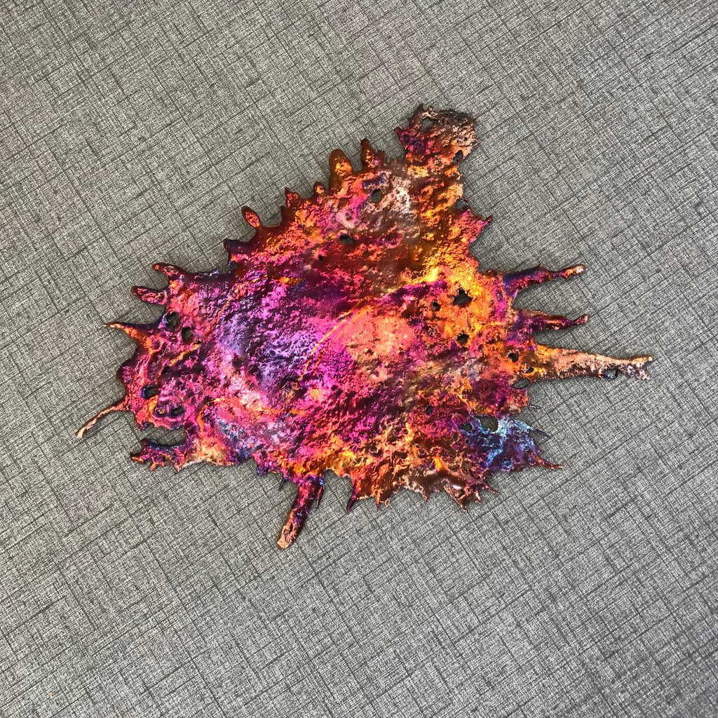 Modern Abstract Splash Copper