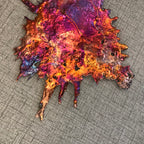 Modern Abstract Splash Copper