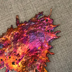 Modern Abstract Splash Copper