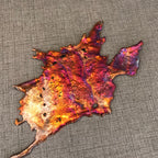 Handcrafted Rainbow Copper Splash Decor