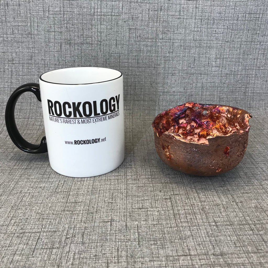 Medium Rainbow Copper Splash Bowl