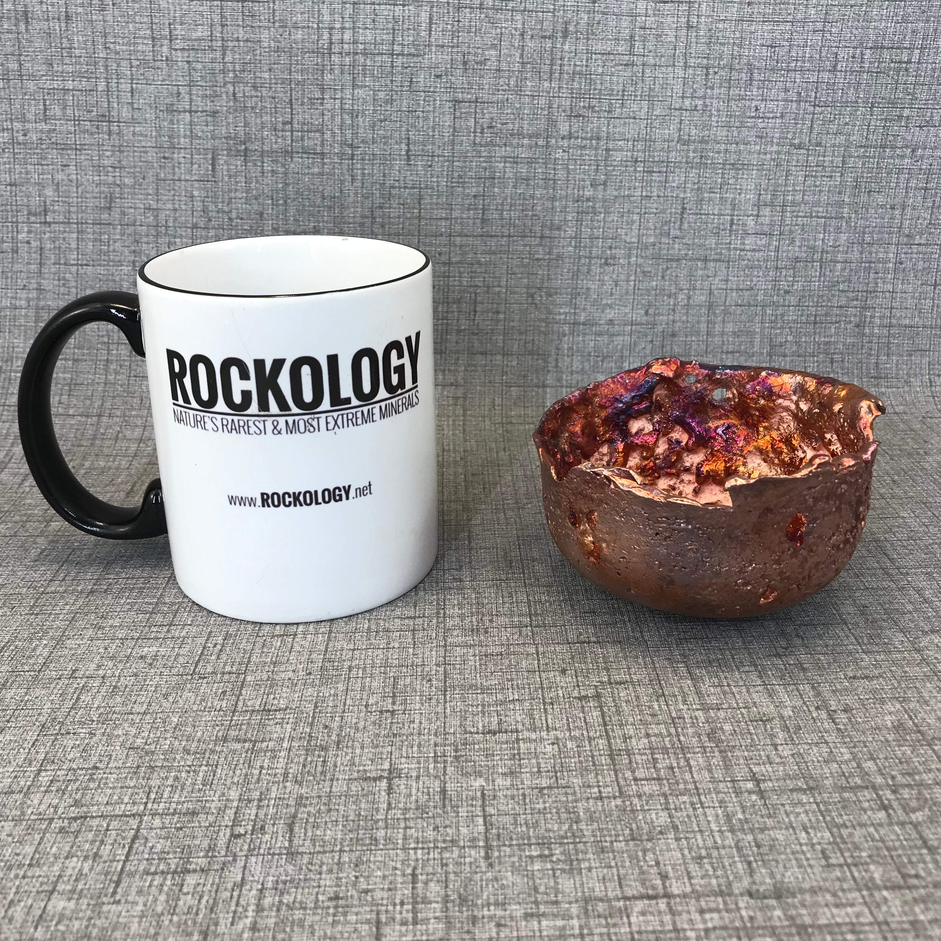 Medium Rainbow Copper Splash Bowl