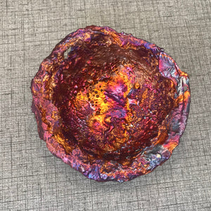 Rainbow Splash Copper Bowl