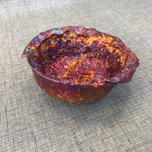 Rainbow Splash Copper Bowl