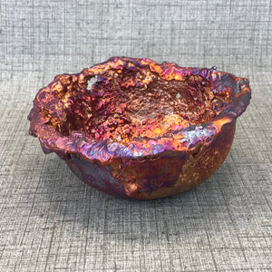 Rainbow Splash Copper Bowl