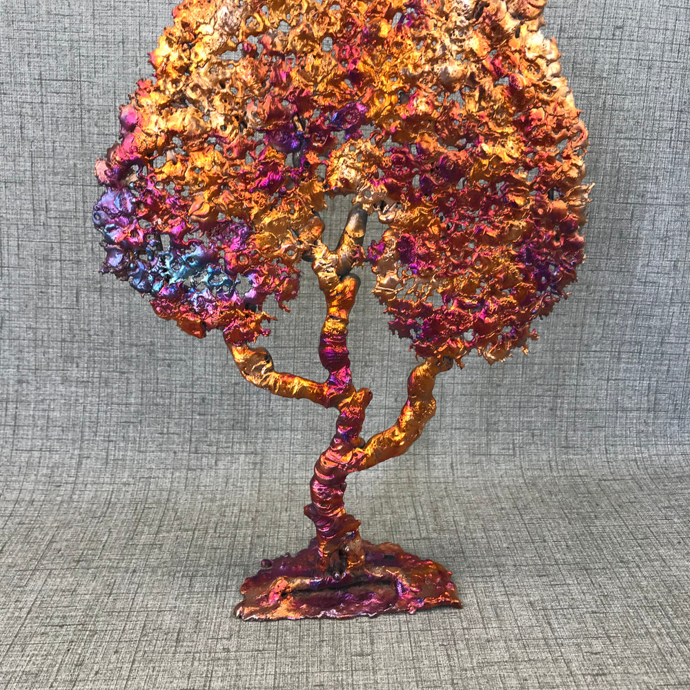 Rainbow Splash Copper Tree of Life