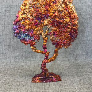 Rainbow Splash Copper Tree of Life