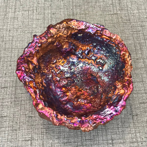 Medium Rainbow Splash Copper Bowl