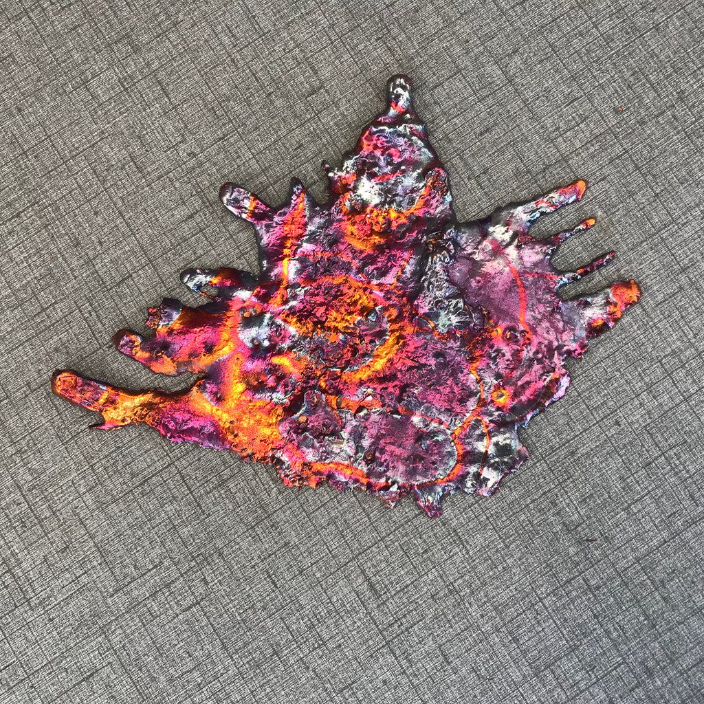 Exclusive Rainbow Copper Splash Wall Art