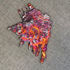 Exclusive Rainbow Copper Splash Wall Art