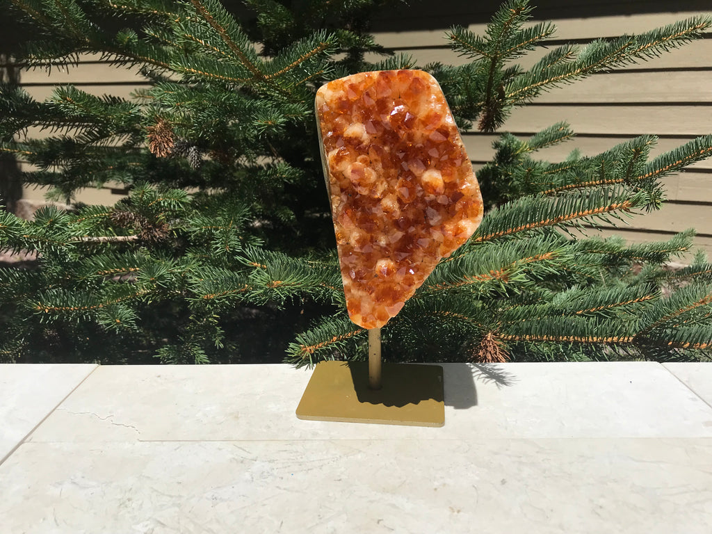 Brilliant Citrine Crystal Freeform