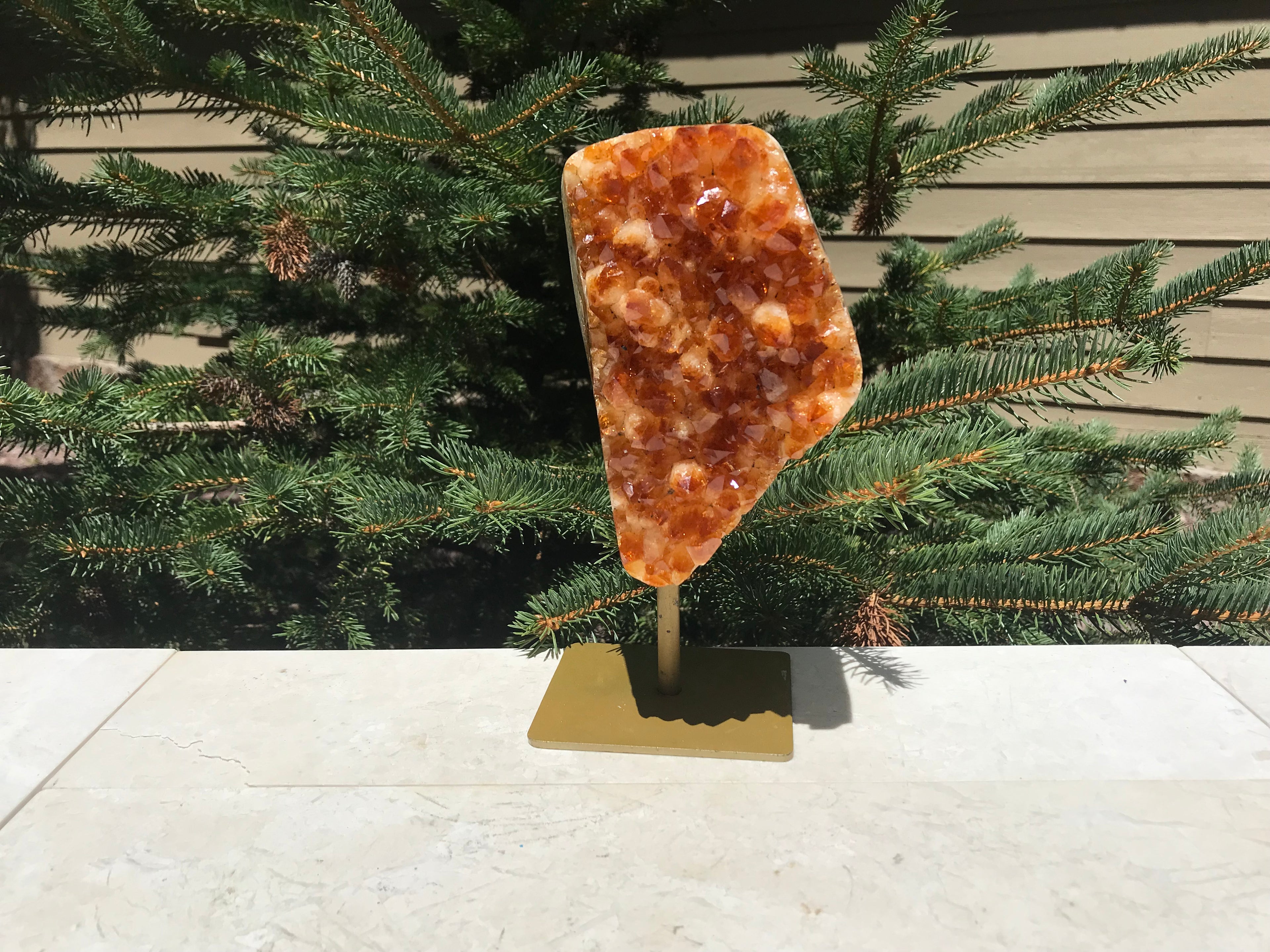 Brilliant Citrine Crystal Freeform