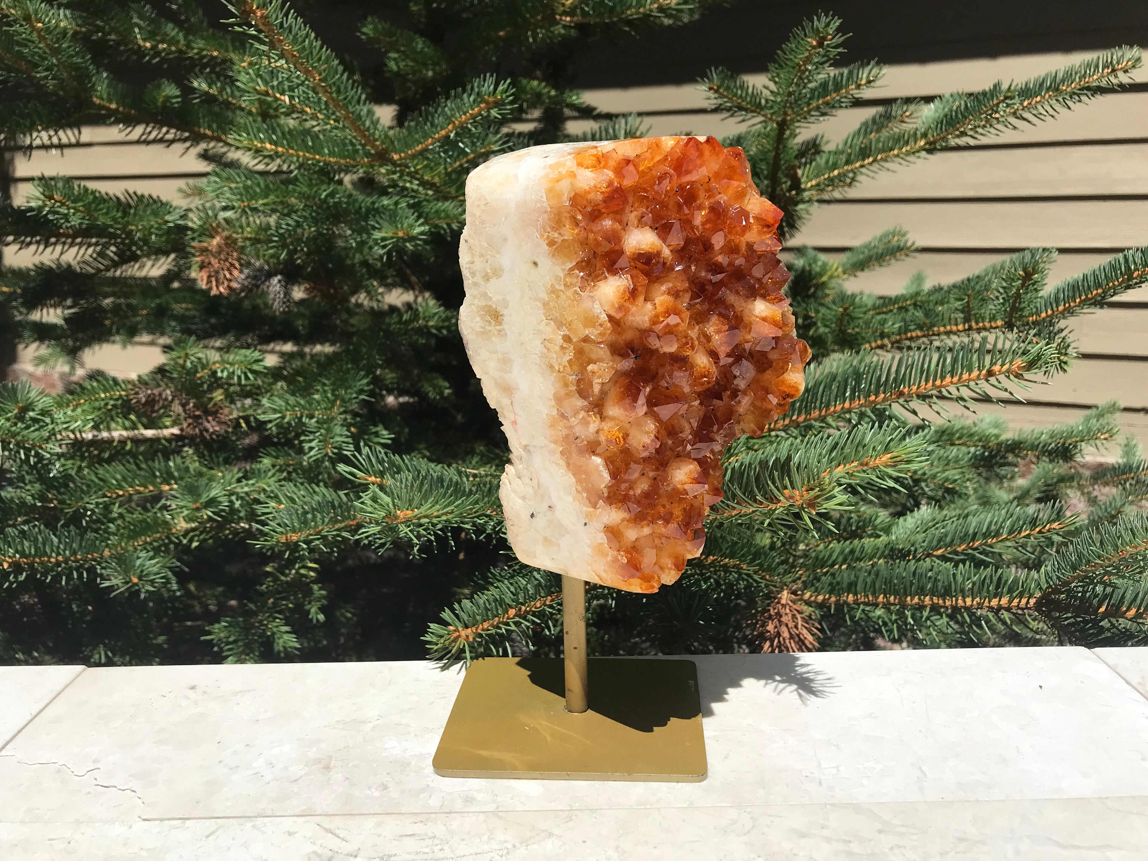 Brilliant Citrine Crystal Freeform