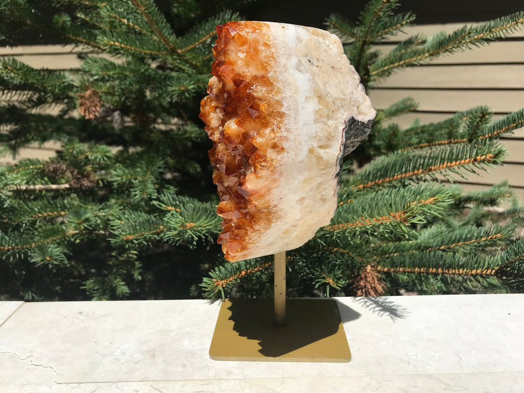 Brilliant Citrine Crystal Freeform