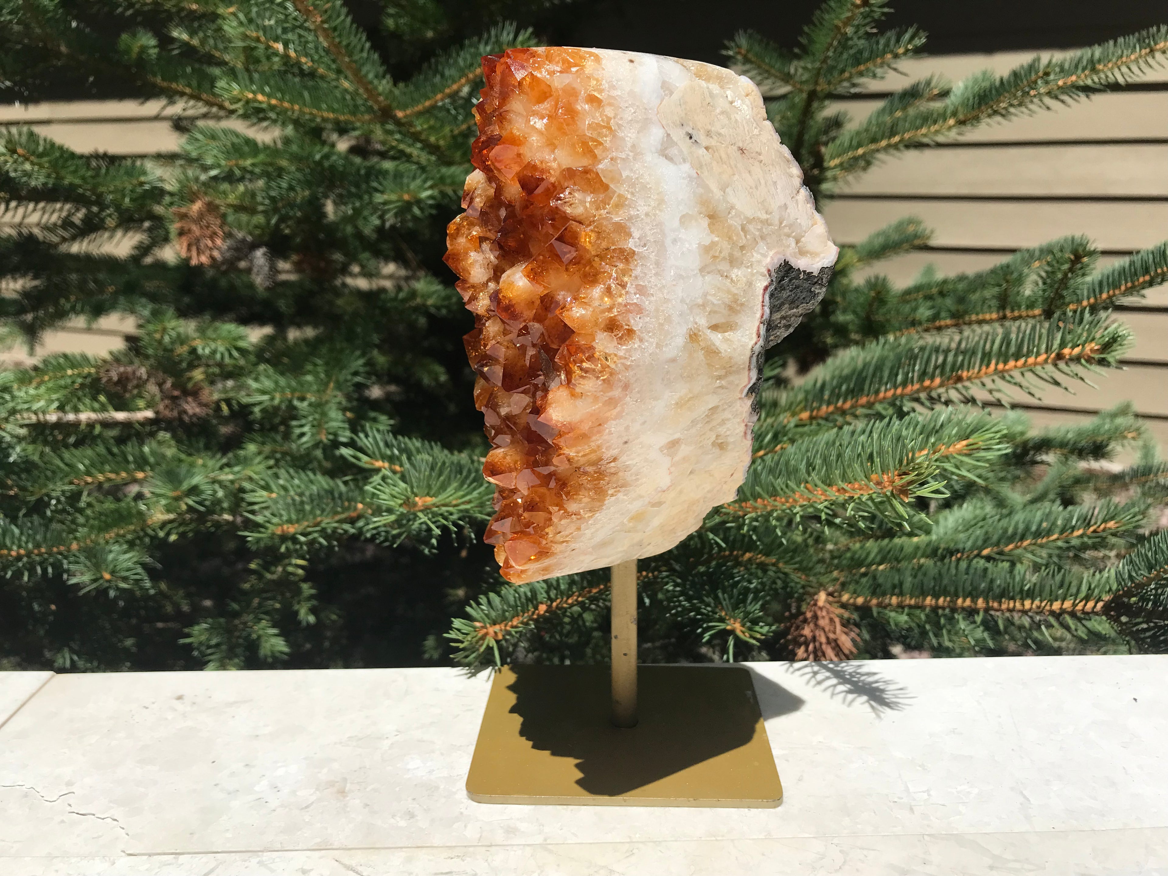 Brilliant Citrine Crystal Freeform
