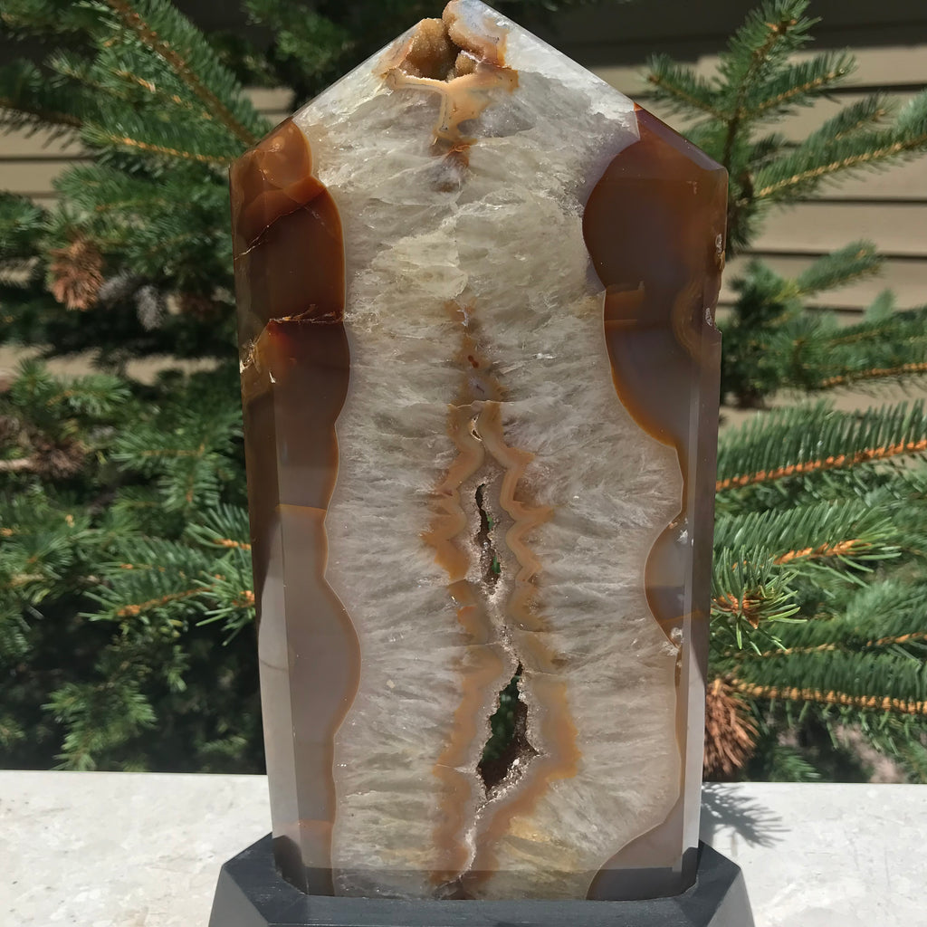 Supreme Brazilian Agate Tower