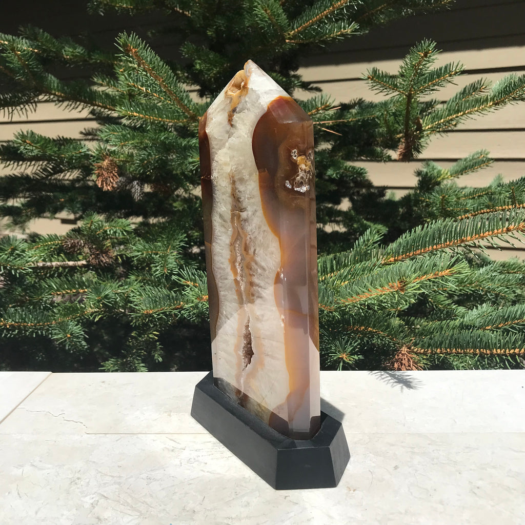 Supreme Brazilian Agate Tower