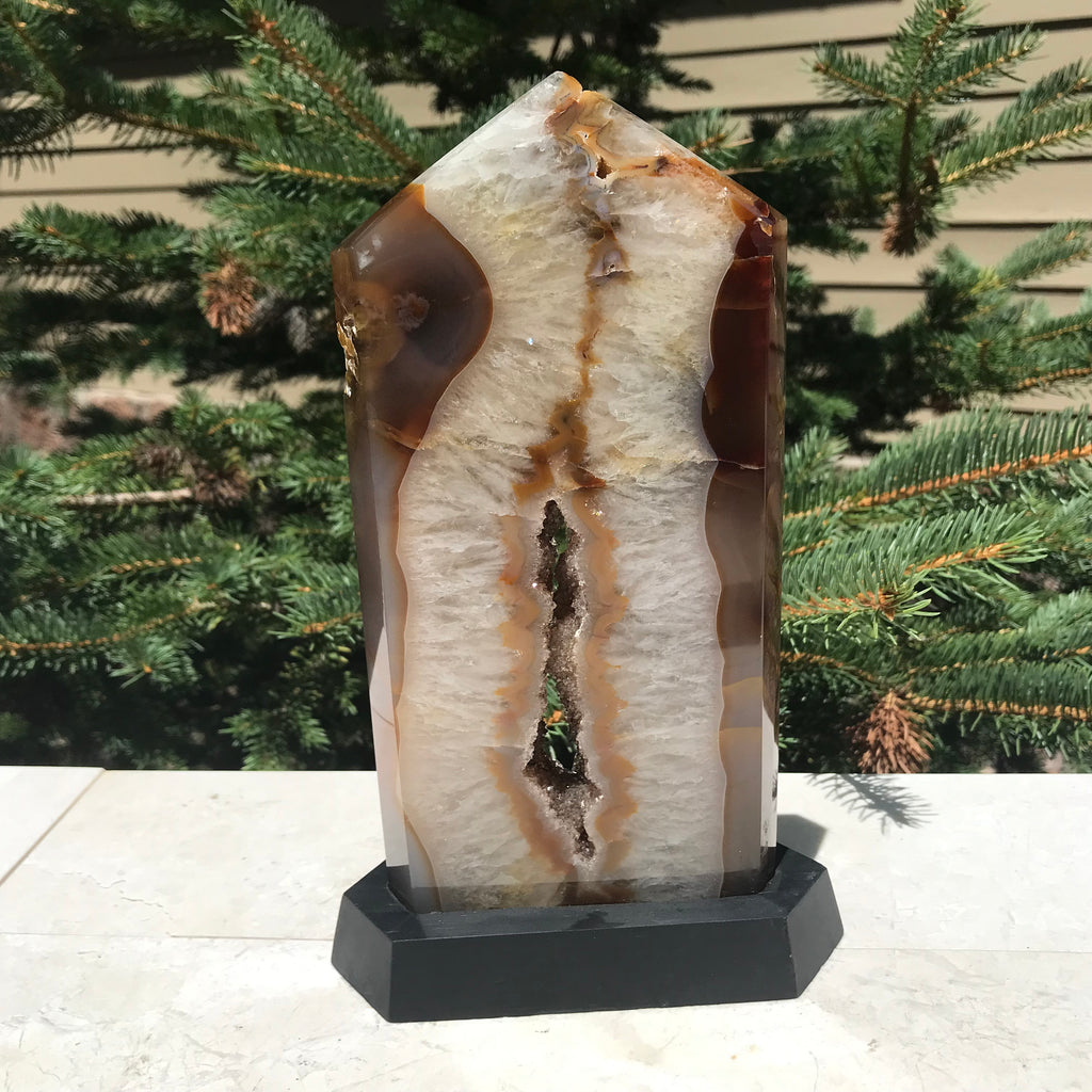 Supreme Brazilian Agate Tower