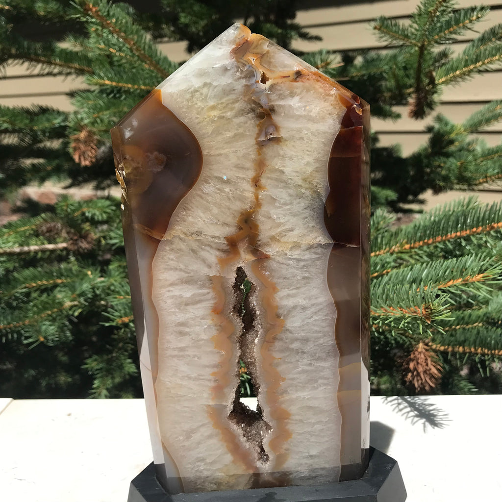 Supreme Brazilian Agate Tower