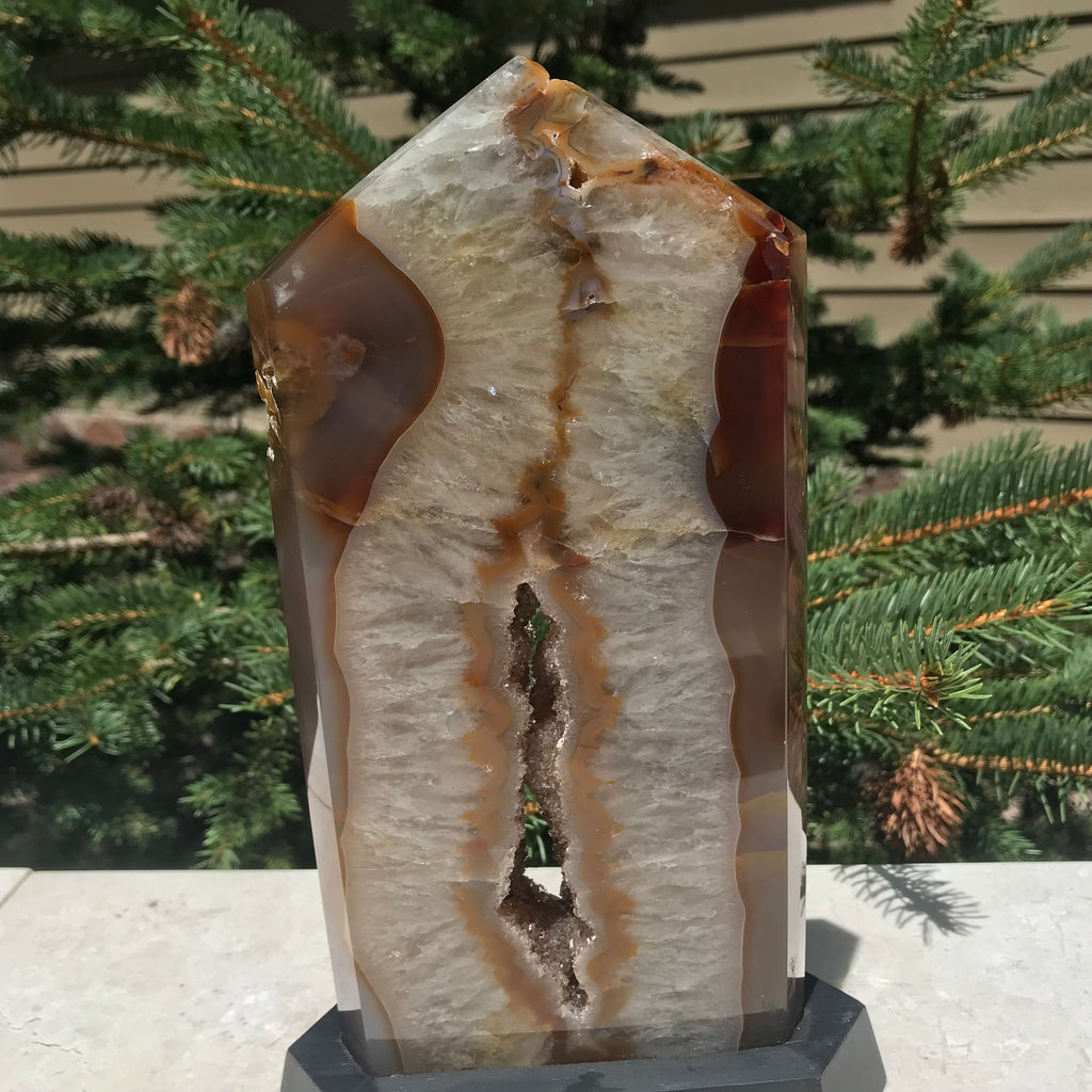 Supreme Brazilian Agate Tower