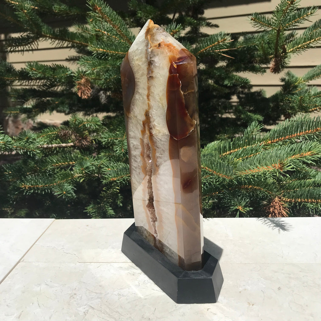 Supreme Brazilian Agate Tower