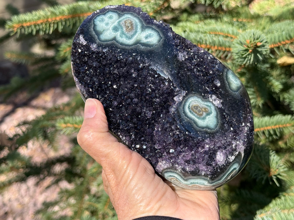 Green Eyed Amethyst Freeform